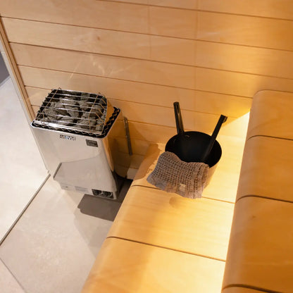 Harvia KIP45W Stainless Steel 4.5KW Sauna Heater - Finnish Sauna Builders